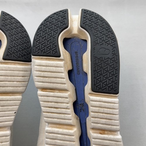 On Cloud Cloudrift Herren Größe 12,5 weiß kobaltblau Laufen Gehen Turnschuhe Fitnessstudio - Bild 6 von 11