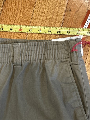 HOMBRE HARBOR BAY HB Caqui Marrón PANTALONES CINTURA ELÁSTICA 2X 46-48 ENTREPIERNA 30" NUEVOS - Imagen 3 de 6