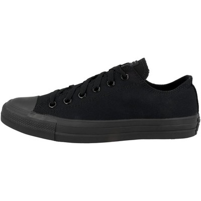 Converse Unisex Chuck Taylor All Star Core Ox Sneaker, Monochrome Black, Men's