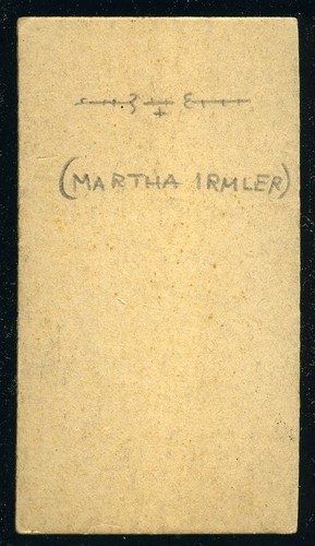 1890 N245 Kinney Sweet Caporal Schauspieler & Schauspielerinnen Martha Irmler *TF982 - Bild 2 von 2