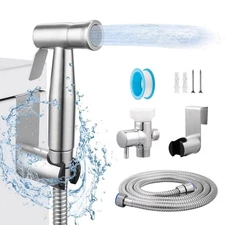 Spray, Multifunctional Hand-held Bidet Spray, Bathroom Diaper Shower, Hose an...