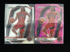2024-25 Panini Prizm Pink Ice #260 Jonathan Mogbo RC Rookie Raptors Lot*2 xj39
