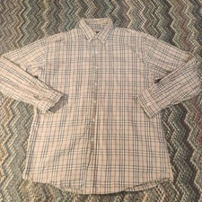 Burberry London Tan  Brown Button Down Shirt
