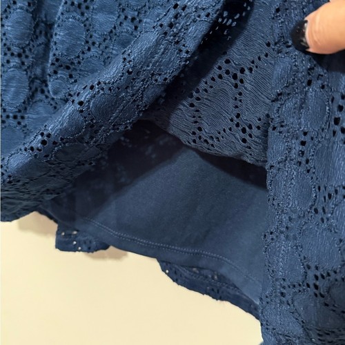 Isaac Mizrahi women’s plus size XXL Navy Blue Lace Sheath Dress with lining NWT - Picture 3 of 11