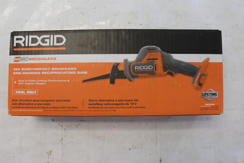 RIDGID 18V SubCompact Brushless One-Handed Reciprocating Saw (Tool Only) NEW!!