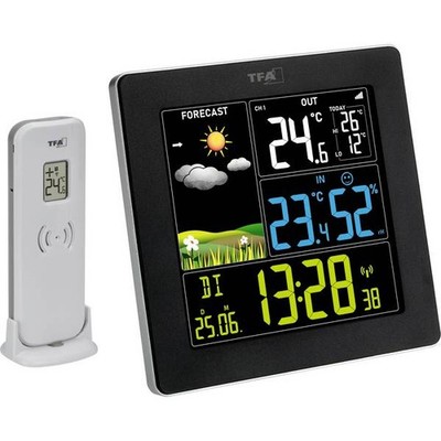 TFA Dostmann 35.1174.01 Wireless Weather Station with Color Display SUN 2 Mete Station