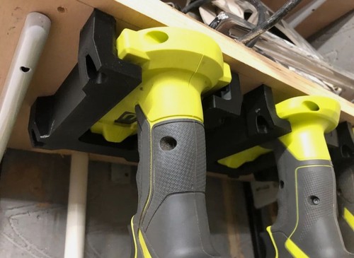 Ryobi Porta Utensili da Parete Confezione da 10 - Nero - Foto 3 di 5