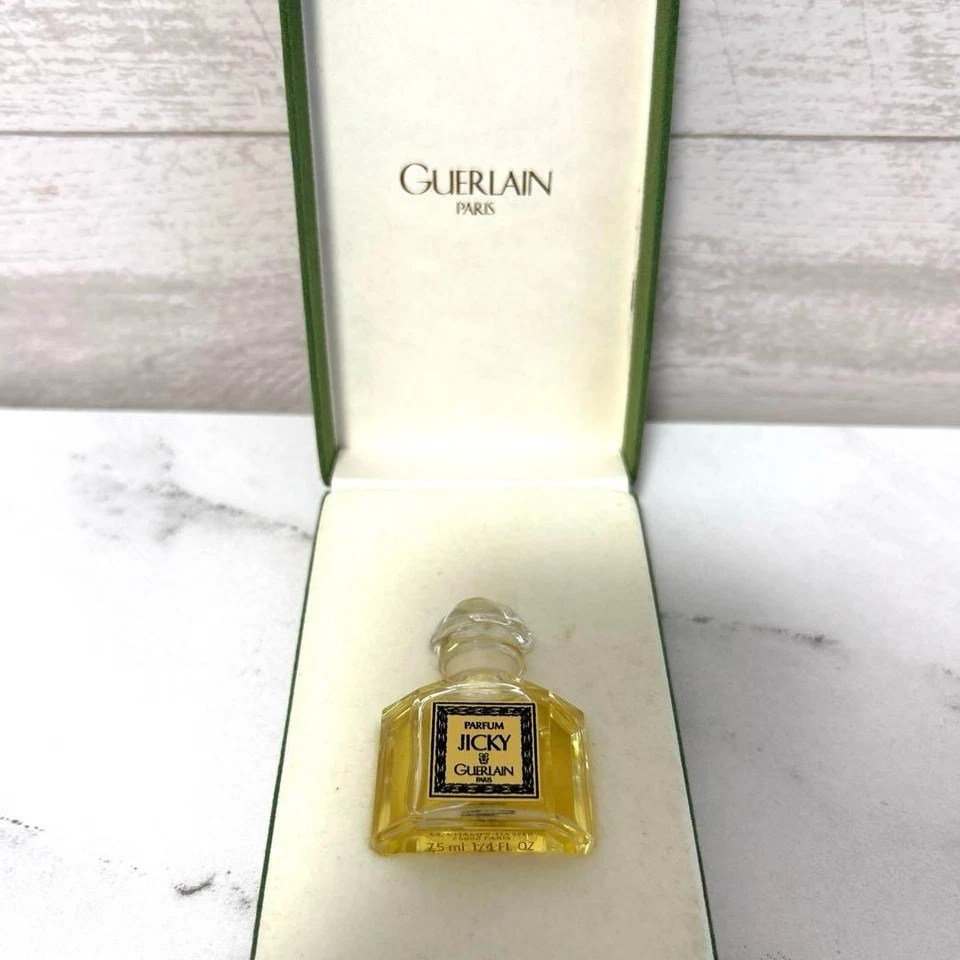 Perfume de colección Guerlain Jicky Parfum Extrait 0,25 fl oz./ 7,5 ml sin usar raro JP Foto 2 de 4