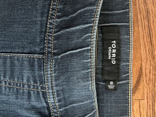 Torrid Denim Jeggings Stretchy Waist Pull On Jeans Plus Size 1R - Bild 3 von 7