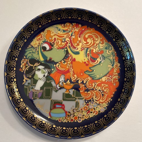 4 Vtg TALES OF ALADDIN #s 3 4 7 8 Wall Plates + 1 By Rosenthal Bjorn Wiinblad - Picture 6 of 14