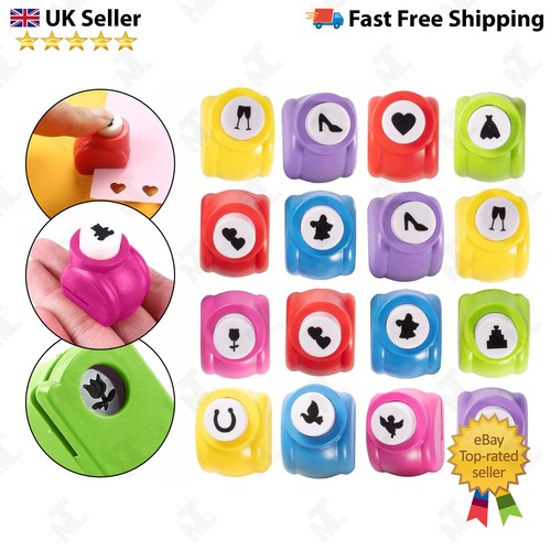  Basteln Lochstanzer Set 4-teilig Form Papierstanzer kleine Scrapbooking Papierstanzer - Bild 1 von 14