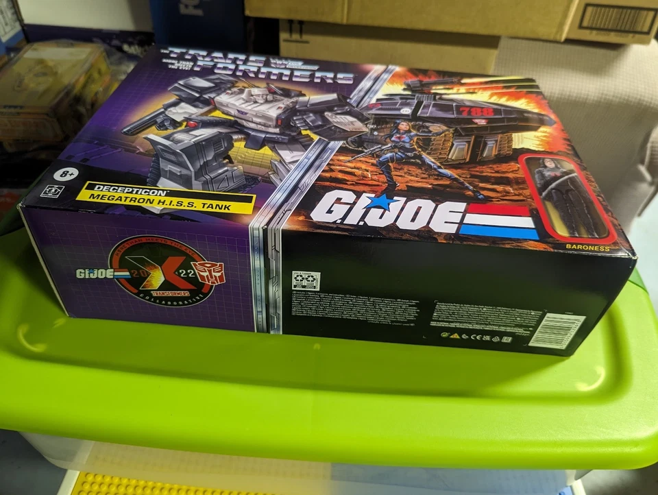 MEGATRON H.I.S.S. TANK +BARONESS Transformers Collaborative GI Joe HISS 2022 New - Image 2 of 4