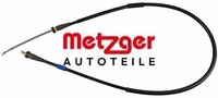Metzger 11.6603 Seilzug FüR Feststellbremse Handbremsseil Bremsseil