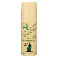 All Natural Roll-On Deodorant, Aloe Herbal, 3 Fluid Ounce