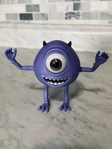 Modellino articolato Mattel Monsters Inc Mike Wazowski giocattolo Disney Pixar 4" 2019 - Foto 2 di 3