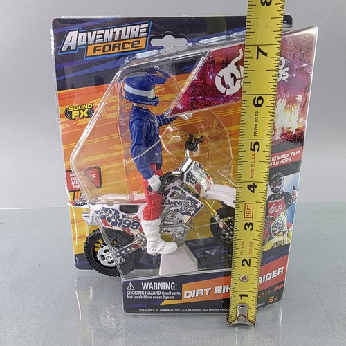 Adventure Force Nitro Circus Dirt Bike & Rider Travis Pastrana 1:12 Scale Stunt - Picture 8 of 9