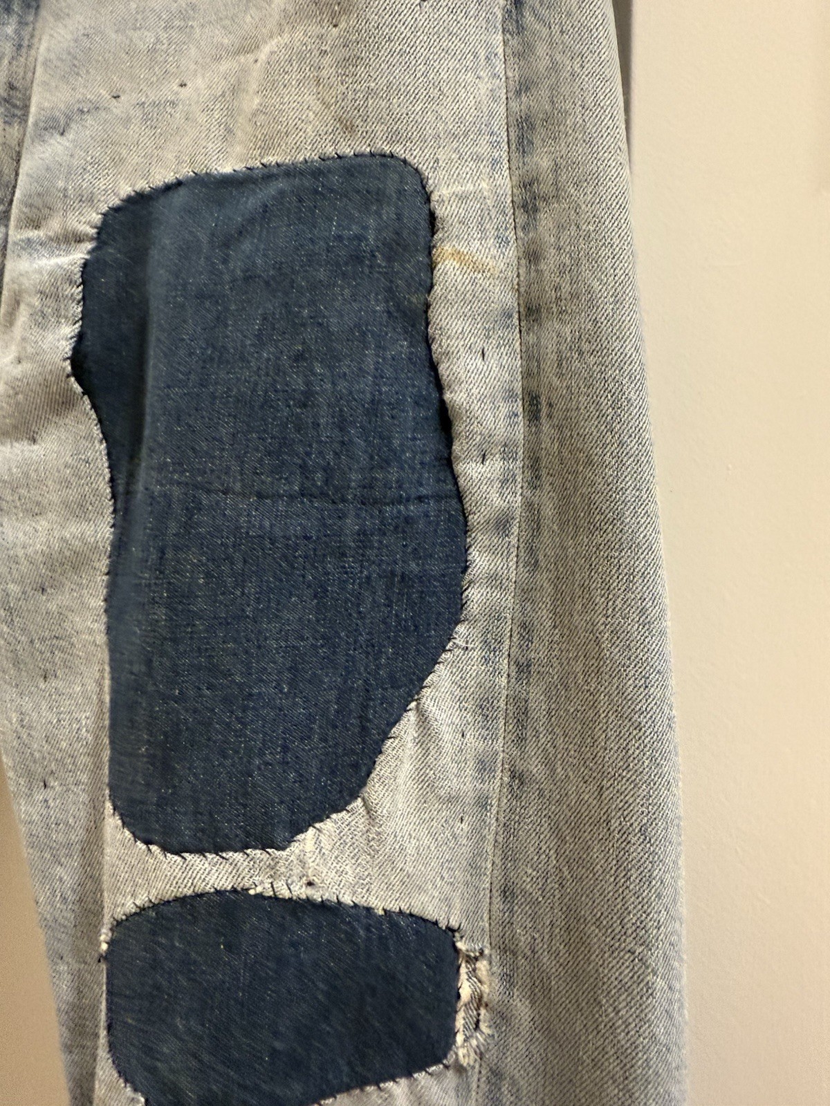Vintage 80s Levi’s 501 Redlines Repairs Patches Denim Jeans Great Wear image 6