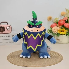 27cm New Super Mario Bros Wonder Dark Bowser Jr. JR Koopa Plush Stuffed Toy Doll