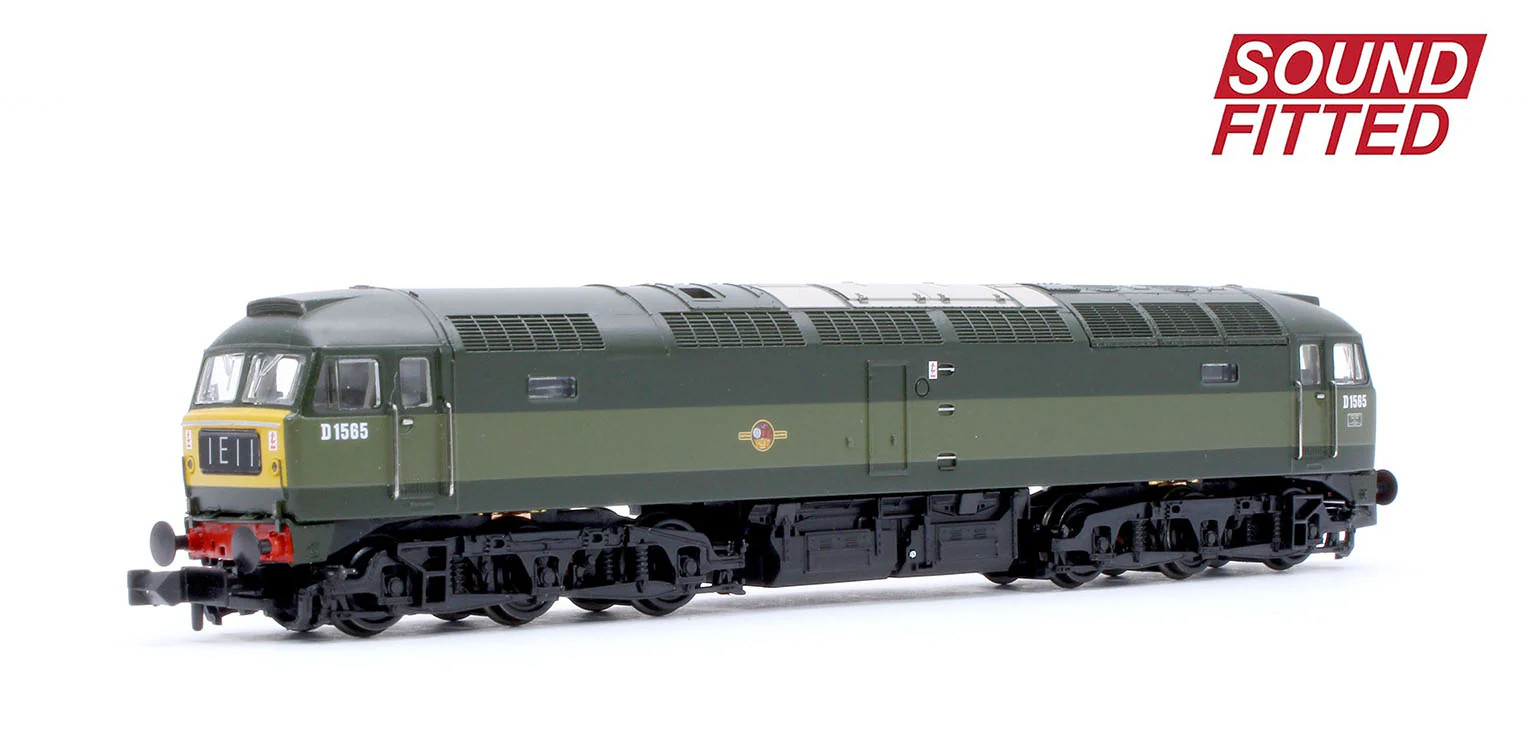 Graham Farish 371-825DSF Class 47/0 D1565 BR Green (Small Yellow Panels) Diesel