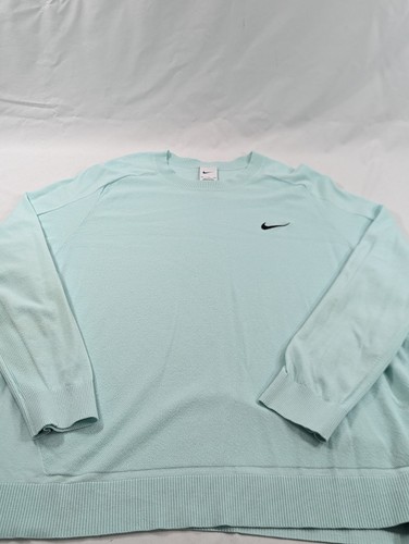  Nike Tiger Woods TW Men's Knit Golf Sweater Teal Men's XXL Lightweight Excellen - Picture 3 of 7