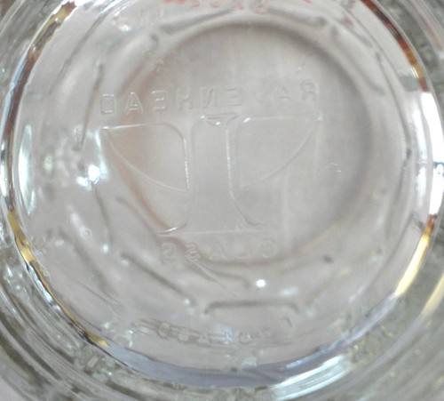 Ravenhead England Glas Pub Becher McGill University Wappen Goldrand Grübchen - Bild 6 von 8