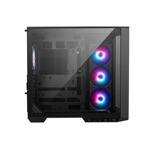 MSI MAG PANO 100R PZ Mid Tower ATX Gaming Case Tempered Glass 4xARGB Fans Black - Picture 5 of 7