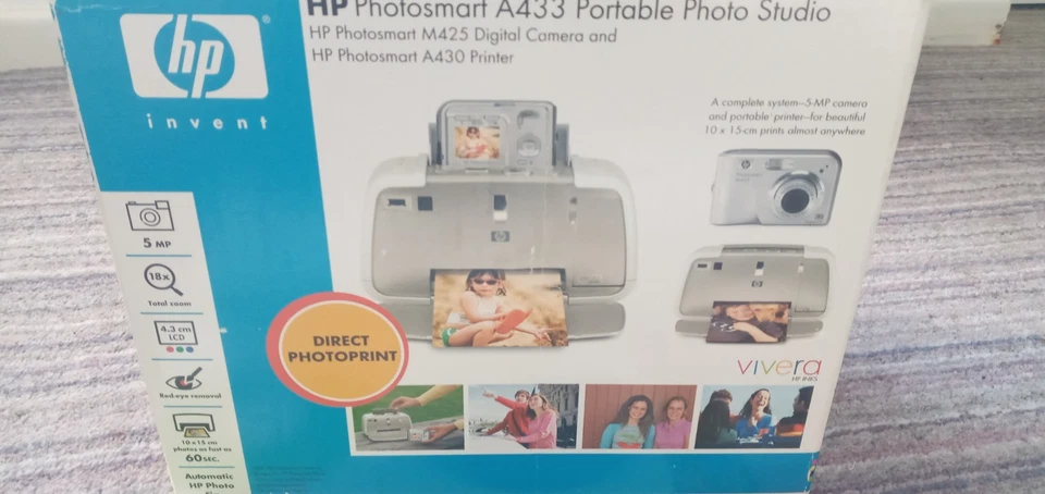 HP Photosmart A430 Compact Printer with Remote - Image 3 of 4