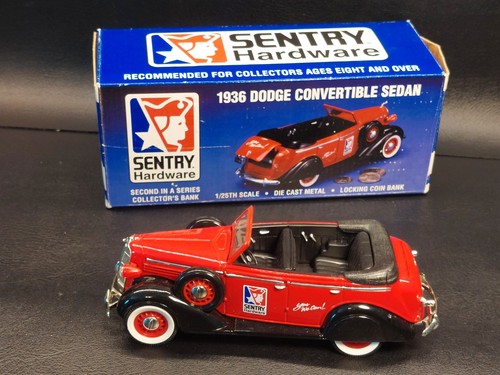 1996 Sentry Hardware Liberty Classics 1936 Dodge Convertible Sedan Diecast Bank - Picture 1 of 13