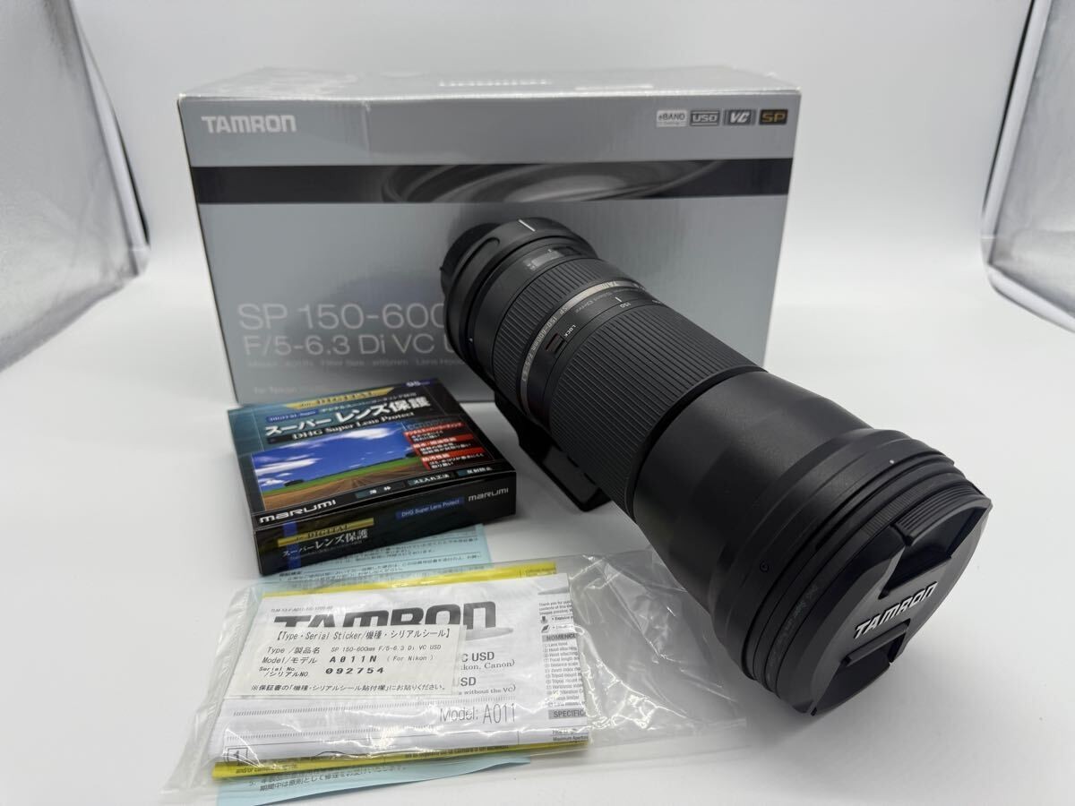 【ジャンク】TAMRON SP150-600F5-6.3DI VC USD 150-600mm F5-6.3 Di VC G2 Lens for Canon & Nikon Mounts