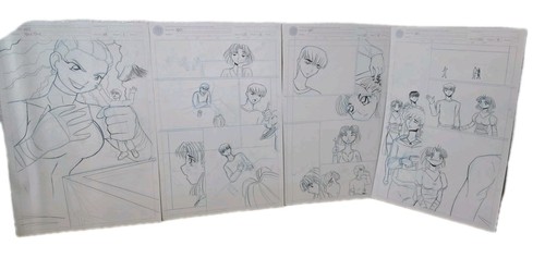 Ninja High School Comic Anime Original Production Art Full Issue 103 Katie Bair - Bild 3 von 10