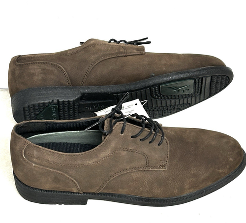 NUEVO CON ETIQUETAS 1990 CIERVOS DE CIERVO KENTECH BUCKS CUERO MARRÓN CORDONES ZAPATOS DE HOMBRE TALLA 11 M - Imagen 5 de 8