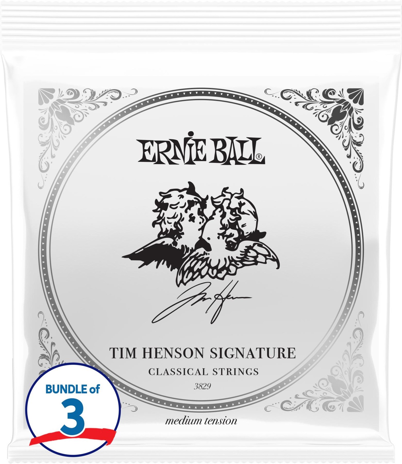 Струны для классической гитары Ernie Ball Tim Henson Signature (3 шт.), .024-.042