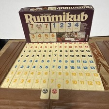 GIOCO DI PIASTRELLE RUMMIKUB VINTAGE, 1980 PRESSMAN, spedizione gratuita