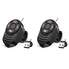 2X Rechargeable USB Type C  Presentation Clicker,Finger  Presentations7682