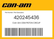 Can-Am Genuine Piston Circlip - 420245436