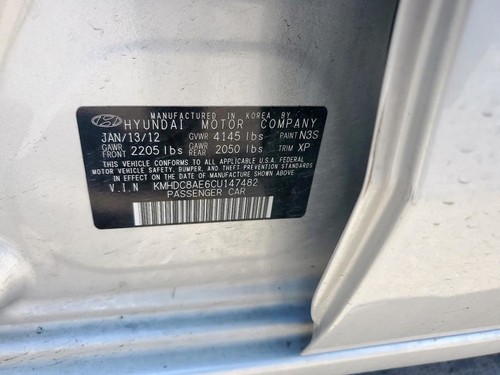Driver Left Axle Shaft Front Station Wgn Fits 09-12 ELANTRA 2212097 - Picture 12 of 12