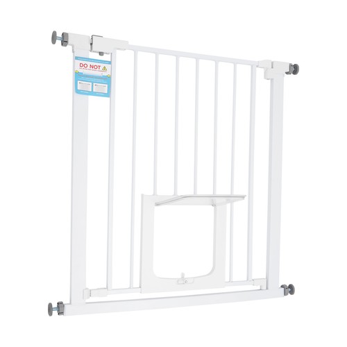 Baby Gate with Cat Door, Baby Gate with Small Pet Door, Baby Safety Gate Rail - Picture 13 of 18