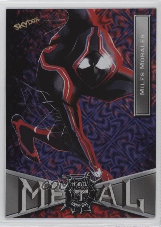 2022 Upper Deck Marvel Metal Universe Spider-Man Grandiose Miles Morales #52 b7b