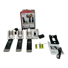 Vtech Cordless Phone 3 Handset Answering System with Caller ID/Call Waiting