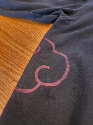 Felpa con cappuccio Darc Sport Naruto XL 2023 double face nera pullover Viz Media Wolves - Foto 13 di 24