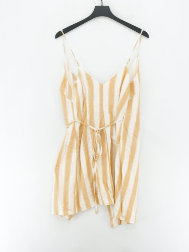 & Other Stories Women's Midi Dress UK 12 Multi Linen with Cotton Wrap Dress - Picture 2 of 5
