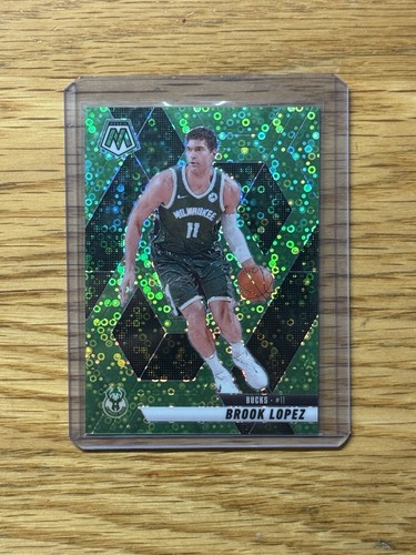 Brook Lopez 2024-25 Panini Mosaic Fast Break Neon Green #4/5 SSP