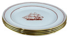 Spode Trade Winds Red Salad Plate Oven to Table W128 England Set of 4