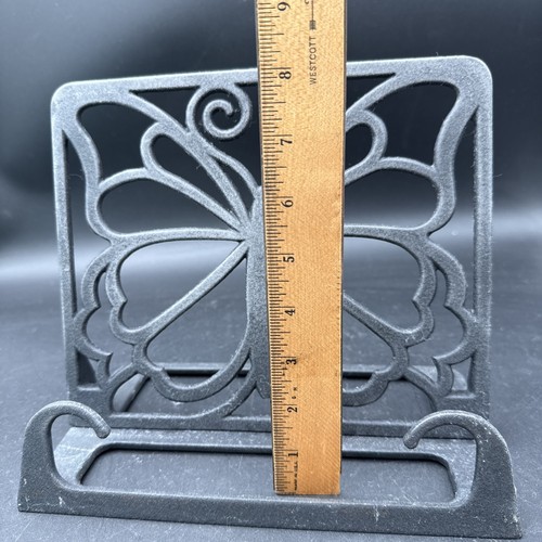 Butterfly Cast Iron Cookbook Holder Stand Black Pioneer Woman Timeless Beauty - Picture 3 of 5