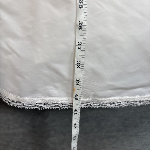 Vintage Crinoline Full Maxi Slip S/XS Petticoat White Bridal Layered Zipper - Bild 10 von 19