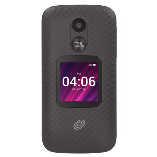 Total Wireless Alcatel MyFlip 2 4G LTE Flip Phone, 4GB, Black Prepaid Smartphone - Afbeelding 3 van 14