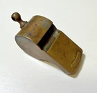 WW2 Military Police Vintage Regulation US Army Brass Whistle MADE IN USA