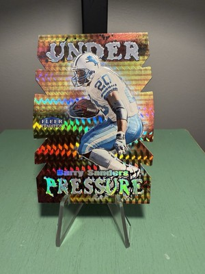 #ad 1999 Fleer Tradition Under Pressure Barry Sanders $65.00