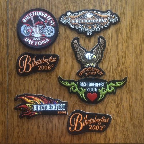 Parches de recuerdo coleccionables Biketoberfest Daytona moto rally 03-09 - Imagen 1 de 17