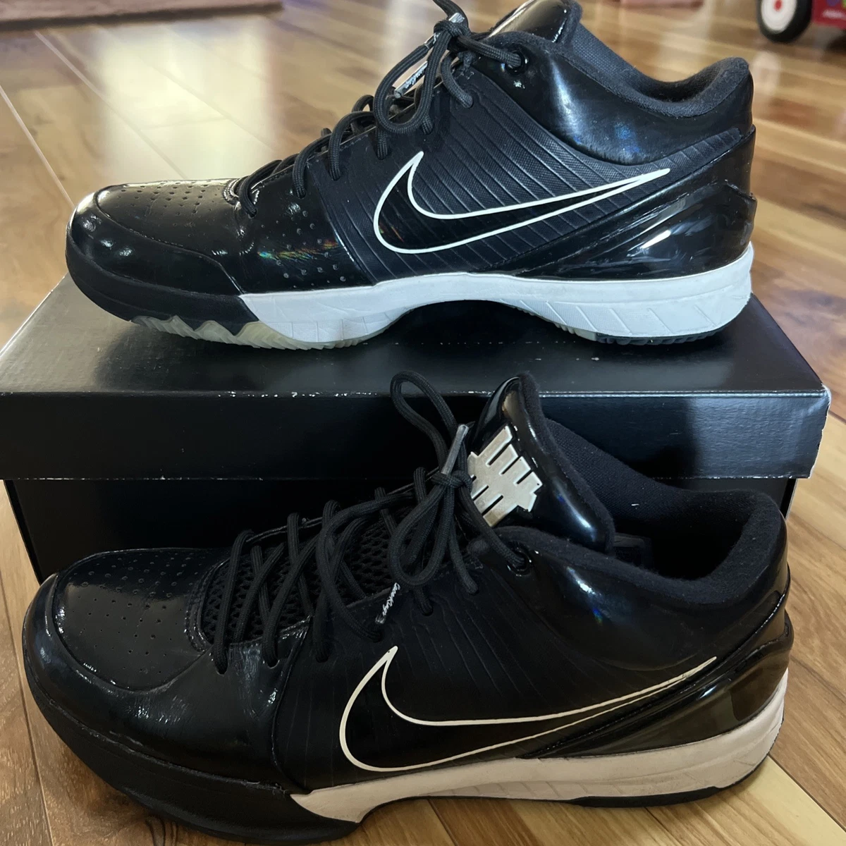 Nike Zoom Kobe 4 Protro x Undefeated Black for Sale | Authenticity